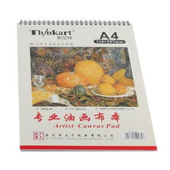 Think Art Artist Canvas Sheets Pad A4 Size - 12 Sheets