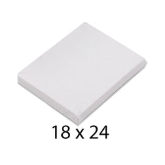 Blank Canvas Board - 6 X 6,12 X 18, & 18 X 24 - Pack Of 3 - Best For Acrylic & Oil Painting