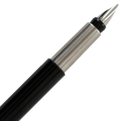 Black Gift Pen Set Of 2Pcs {Fountain / Ink Pen And Roller Ball Pen}