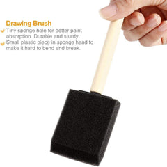 5Pcs Set Foam Sponge Brush For Art Painting