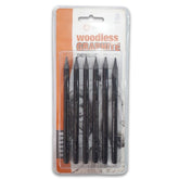 Signyouth - Set Of 6Pcs Woodless Graphite Pencils