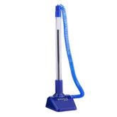 1Pc Table Holder Ball Point Pen With Holder 0.7 Mm - Blue