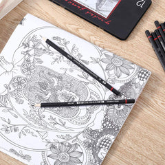 Professional Sketch And Drawing Pencils Set,Art Pencil 12-Count (8B-2H)