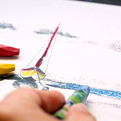 Pack Of 12 - Color Oil Pastels Crayons