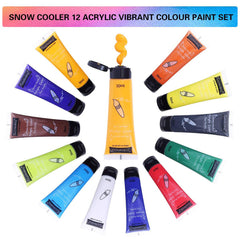 Keep Smiling 30Ml X 12Pcs Acrylic Colour Paints - Pack Of 12