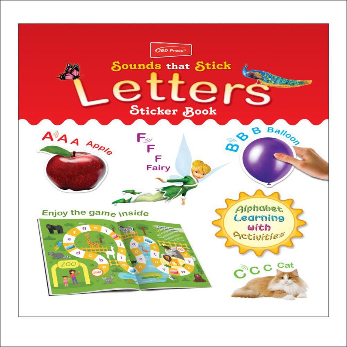 Sounds that Stick Letters Stickers Book