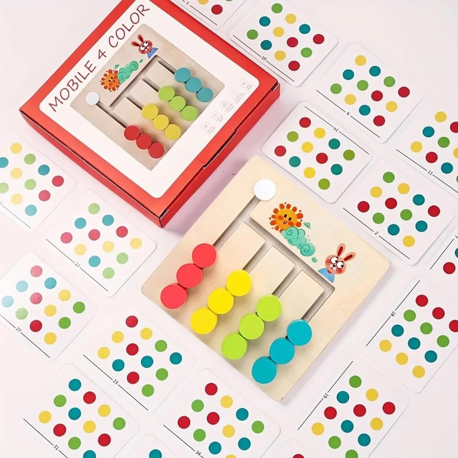 Color and Shape Slide Matching Learning Toy