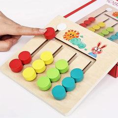 Color and Shape Slide Matching Learning Toy