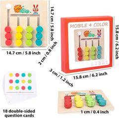 Color and Shape Slide Matching Learning Toy