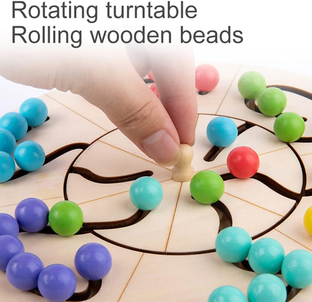 Wooden turntable game/children puzzle