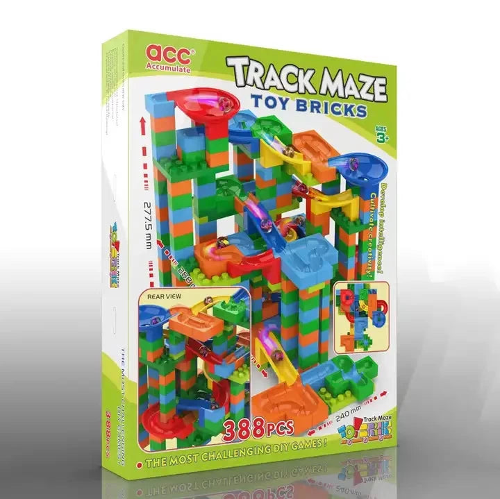 Track Maze Toy Bricks 388 pieces Lego