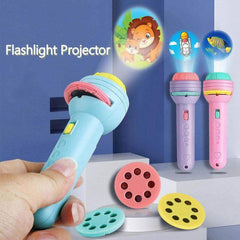 Projector Flashlight for Kids - 3 Reels Early Childhood Educational Toy