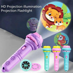 Projector Flashlight for Kids - 3 Reels Early Childhood Educational Toy