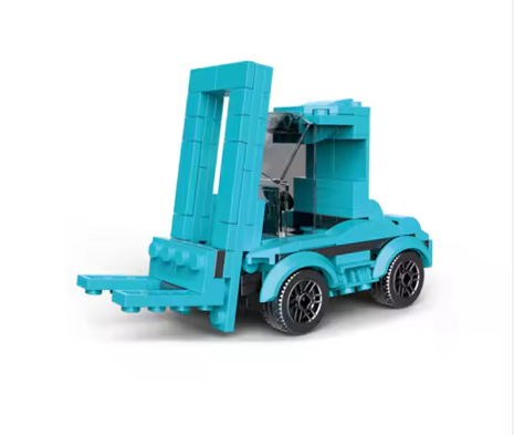 Educational Multificence Series Building Block Toys - Blue Ghost Race Car