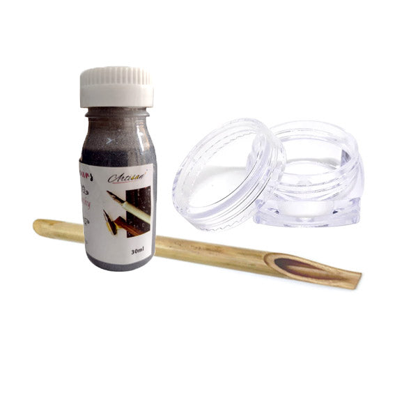 Arabic Calligraphy Set Reed Bamboo Qalams/Pens + 1 Ink 30ml + 01 5ml Ink Jar