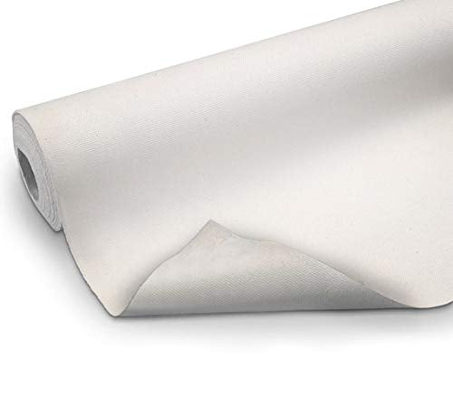 Double Primed Cotton Canvas Wide Roll - Choose Your Size
