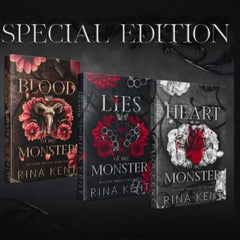 Set Of 3 Monster Trilogy A Dark Mafia Romance / Blood of My Monster /Lies of My Monster / Heart of My Monster by Rina Kent