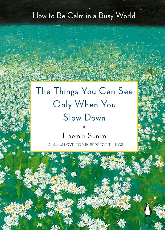 The Things You Can See Only When You Slow Down: How to Be Calm and Mindful in a Fast-Paced World by Haemin Sunim book KS