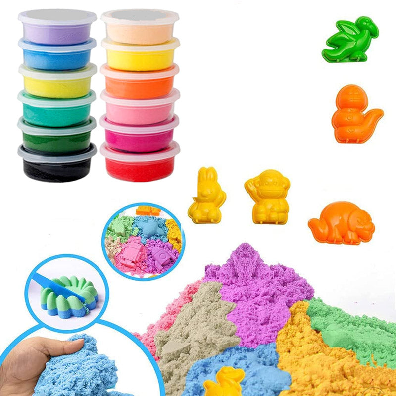 Magic Sand, Slime and Foam Playdough