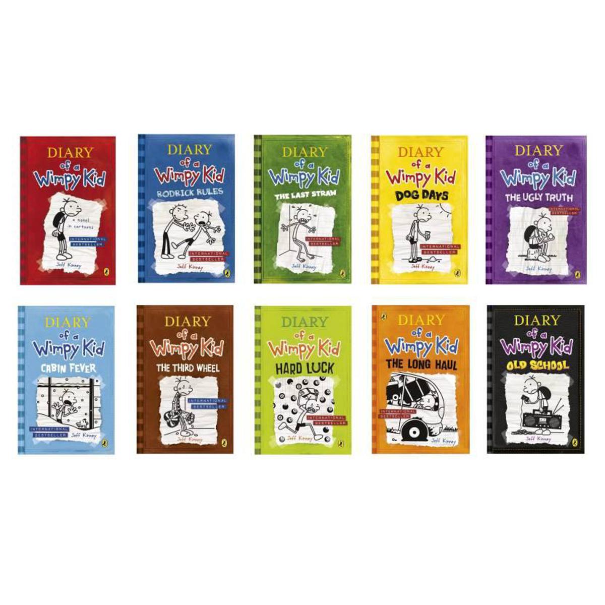 Diary Of A WimpyKid Set Collection (10 Books)