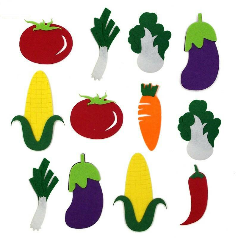 Foaming Sticker Vegetables