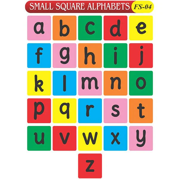 Kids Learning Educational Foam Wall Small Square Alphabets