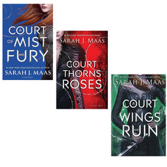 Pack of 3 A Court of Thorns and Roses, A Court of Wings and Ruin and A COURT OF MIST AND FURY By SARAH