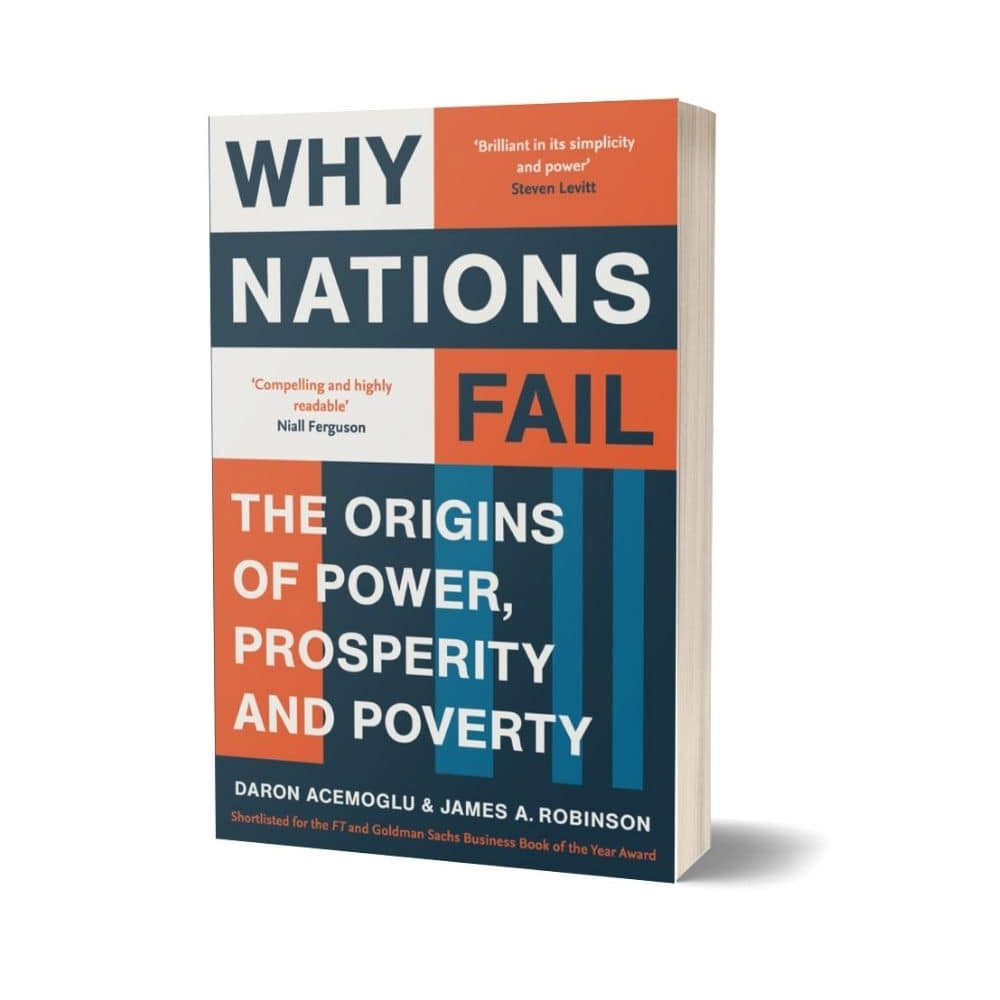 Why Nations Fail Book by Daron Acemoglu and James A. Robinson