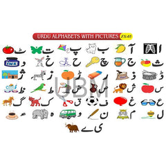 Kids Learning Educational Foam Wall Urdu Alphabets With Diagram