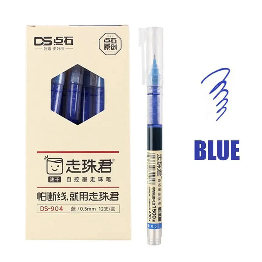 Quick-Drying Ink 0.5 mm Extra Fine Point Pens Liquid Ink Pen Rollerball Pens