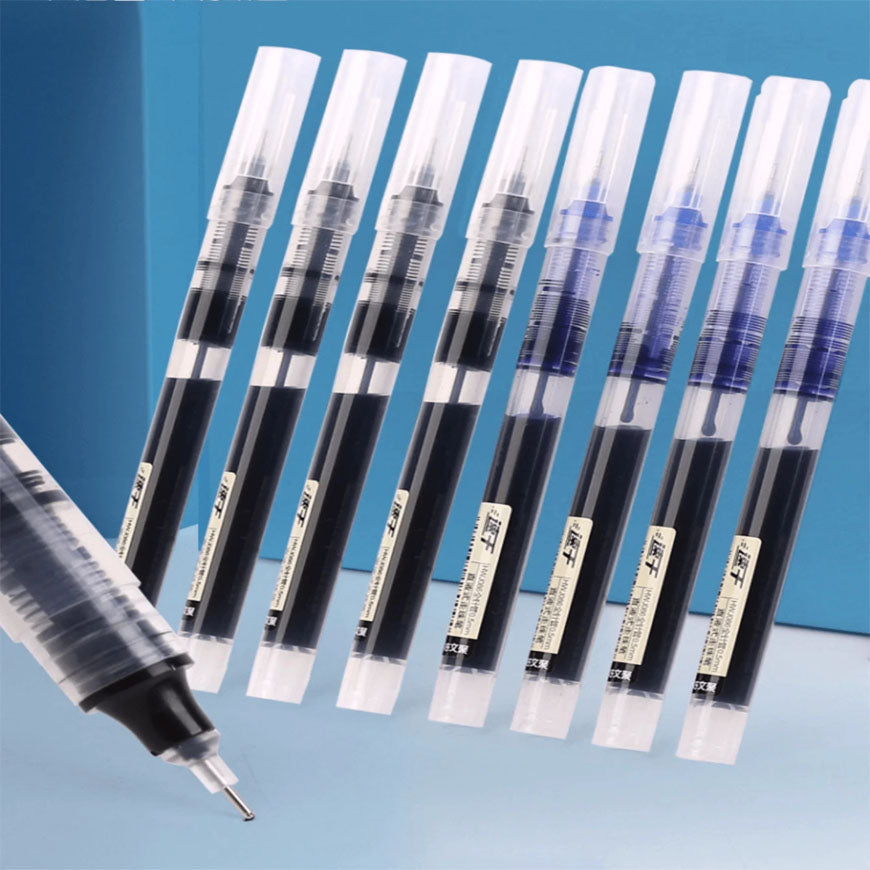 Quick-Drying Ink 0.5 mm Extra Fine Point Pens Liquid Ink Pen Rollerball Pens