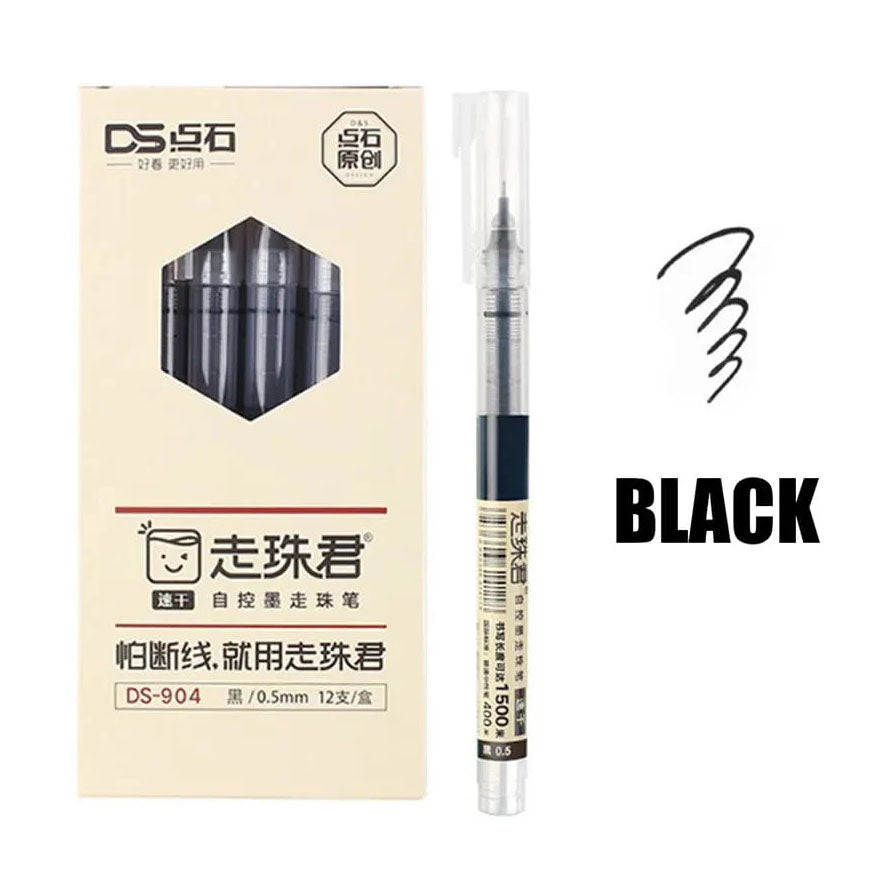 Quick-Drying Ink 0.5 mm Extra Fine Point Pens Liquid Ink Pen Rollerball Pens