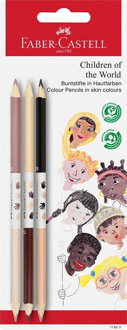 Faber Castell Bicolour Colour Pencils Set of 3