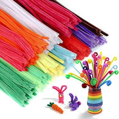 Pack of 100 - Pipe Cleaner velvet Sticks