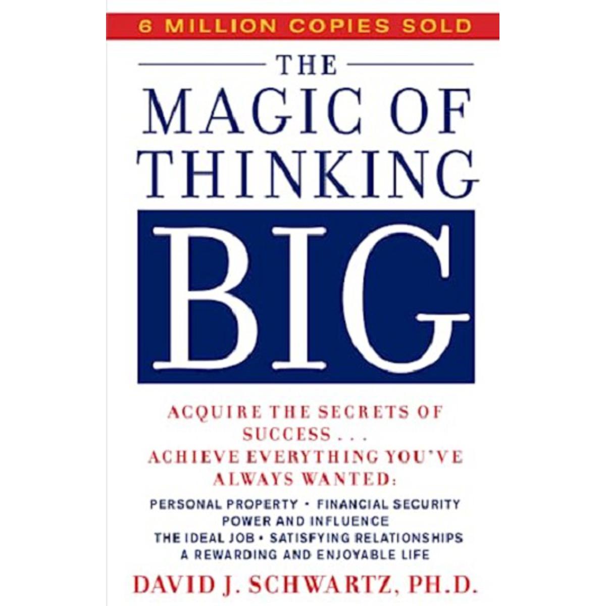 The Magic of Thinking Big Book by David J. Schwartz Best Selling Novel KS