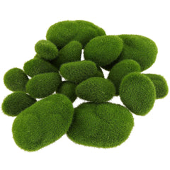 Artificial Grass Stone - Green set of 3 pcs