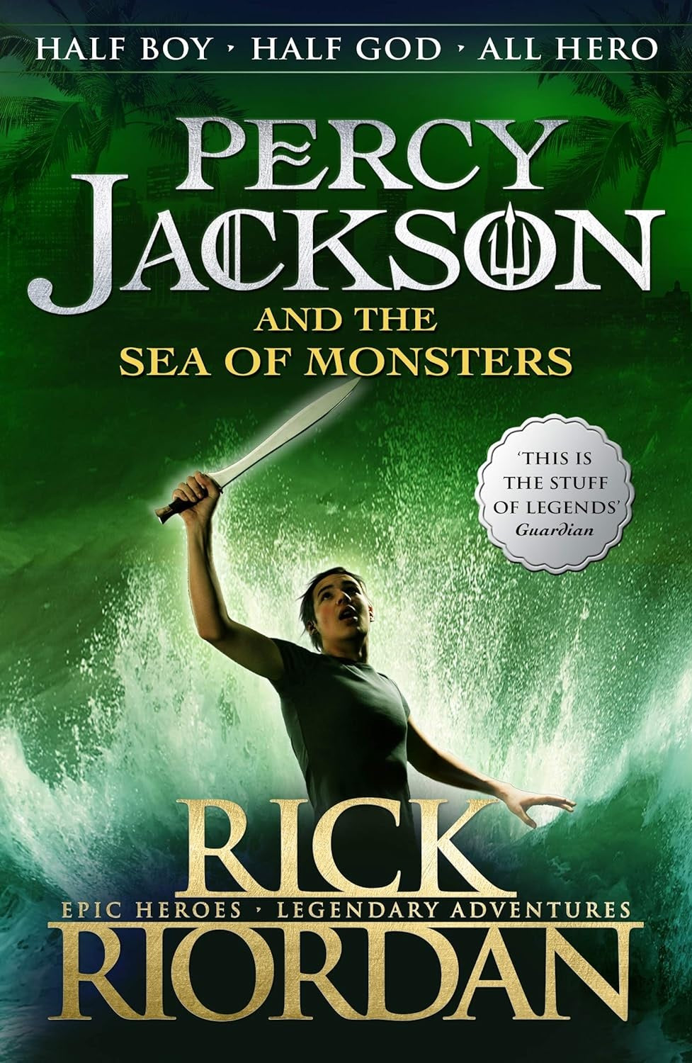 Percy Jackson and The Sea of Monsters by Rick Riordan Best Selling Novel KS