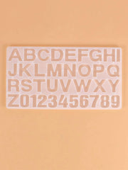 Epoxy Alphabet Silicone Mould