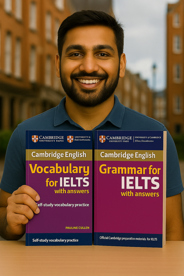 English Vocabulary & Grammar for IELTS – Pack of 02 Books (With Answers)
