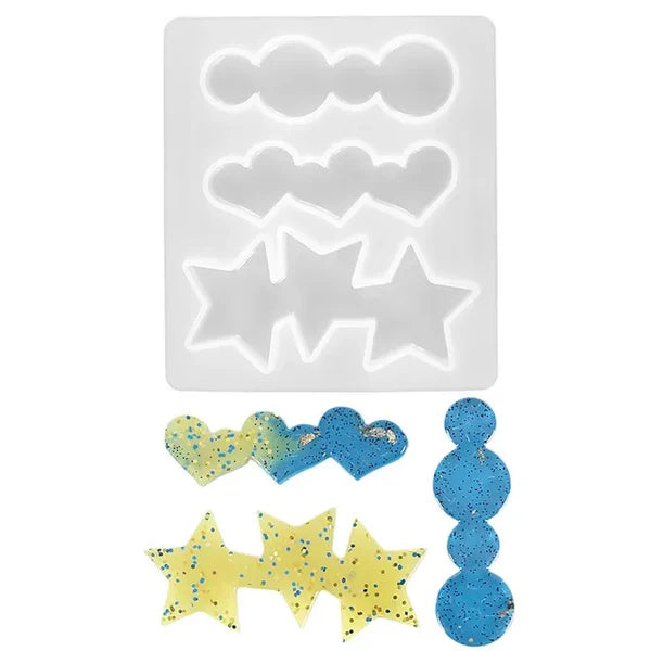 DIY Crafts Accessories Barrettes Silicone Molds