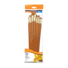 Daler Rowney Simply Gold Taklon Synthetic Hair Brush Set of 7