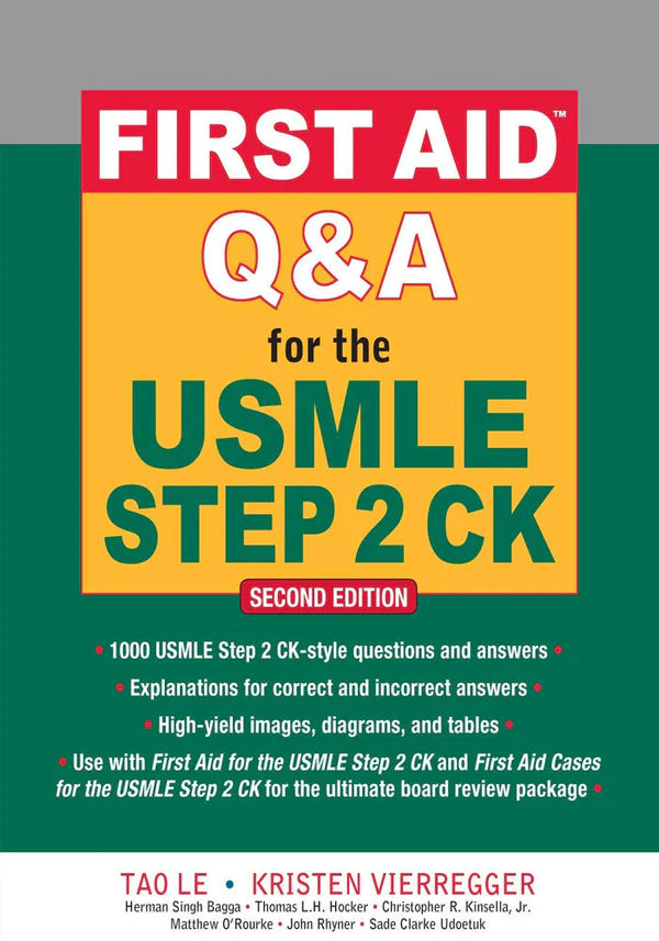 First Aid Q&A for the USMLE Step 2 CK, Second Edition