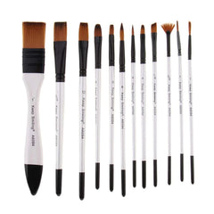 Keep Smiling A6094B (card packing) Artist Value Brush Pack of 12