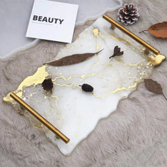 Large Rectangular Resin Silicone Mold With Irregular Edges
