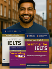Kit Set Pack of 03 – IELTS (Official + Grammar + Vocabulary)