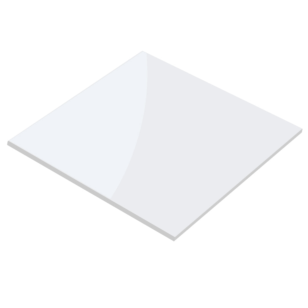 White 2mm Clear Acrylic Sheet 8x12 Inches