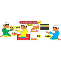 Kids Learning Educational Foam Wall Five Pillars of Islam