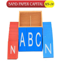 Montessori Sandpaper Capital Alphabets