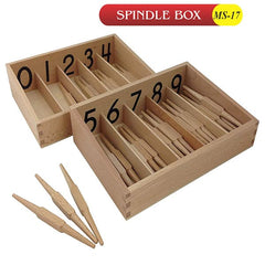 Montessori Spindle Box with 45 Spindles