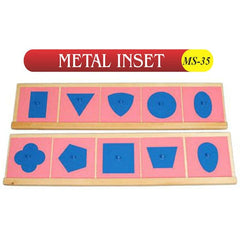 Montessori Metal Insets Tracing Tray